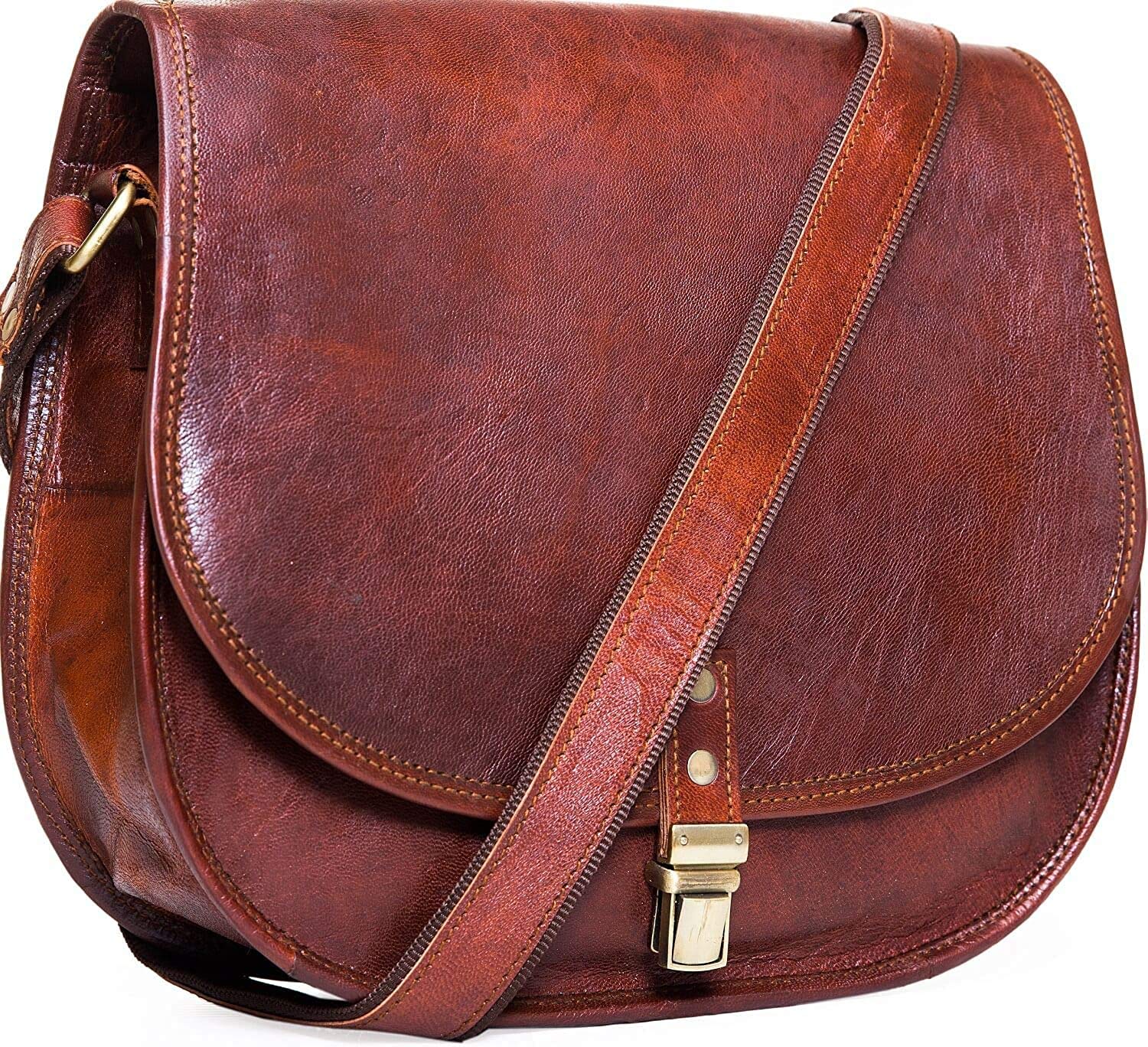 The Stellar Styles Leather Women's Handmade Pure Leather Shoulder